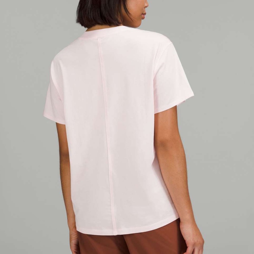 Lululemon All Yours Tee bundle of two pink and grey short sleeve tops size 12 - Picture 2 of 9